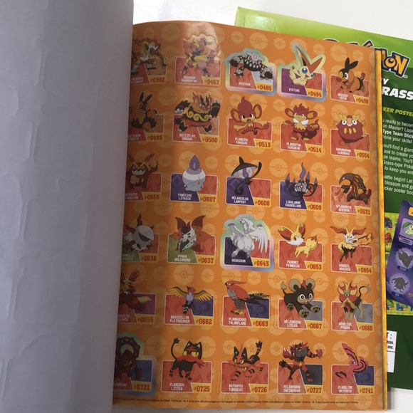 Set of 4 Pokémon Sticker Poster books - Picture 6 of 16